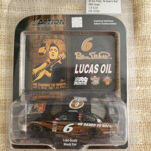Bill Elliot #6 Elvis Presley "He Dared to Rock" 2004 Diecast Car Toy Nascar